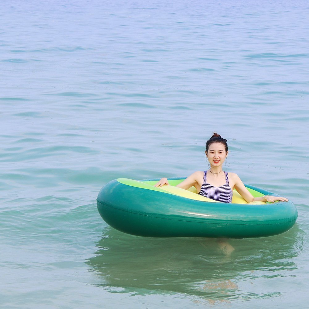 Giant Inflatable Avocado Pool Float